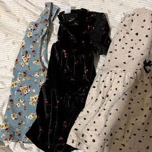 3 dresses bundle different brands